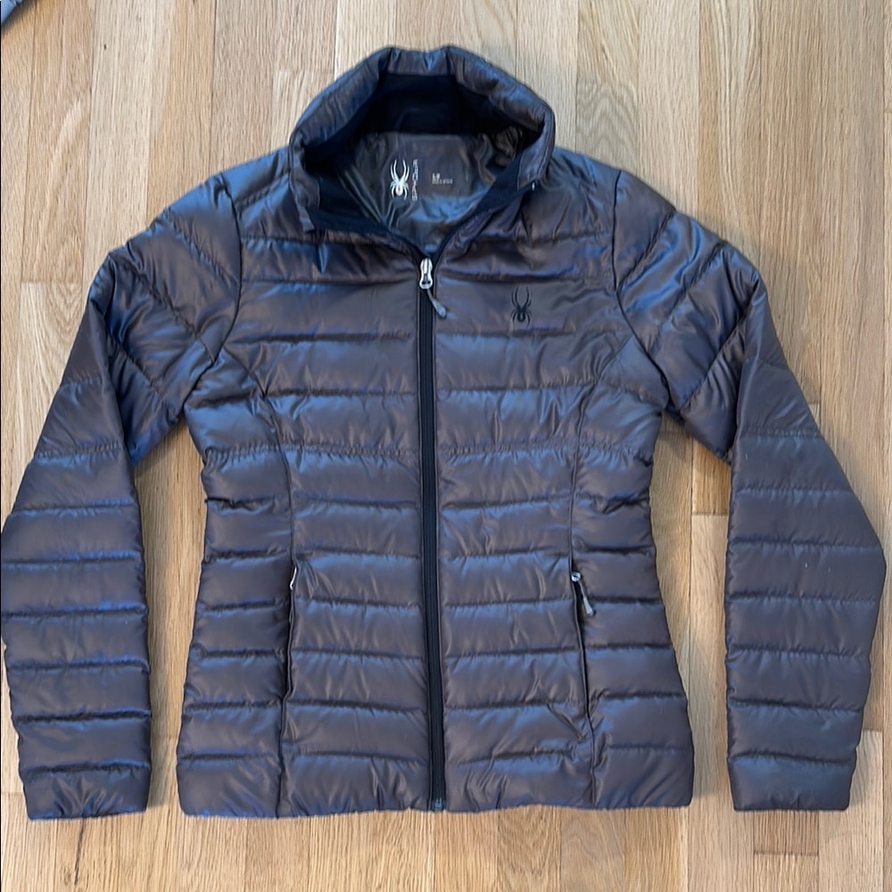 Spyder Women's Small Grey Puffer Jacket